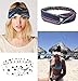 FIBO STEEL 15 Pcs Headbands for Women Girls Wide Boho Knotted Yoga Head Wrap Hair Band Elastic A