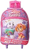 Nickelodeon Girl's Paw Patrol Rolling Backpack, Purple, One Size
