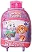 Nickelodeon Girl's Paw Patrol Rolling Backpack, Purple, One Size