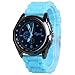 Yunanwa Wholesale 8 Assorted Pack Unisex Silicone Watch Men Women Black Case