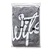 Mansy Women's Letter printed Wifey Tank Top ,Gray,Medium