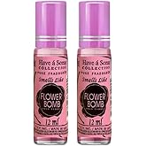 E de B Smell like Flower Bomb Pour Femme Roll On Oil 12ml (Pack of 2)