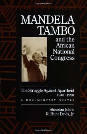Amazon Com Mandela Tambo And The African National