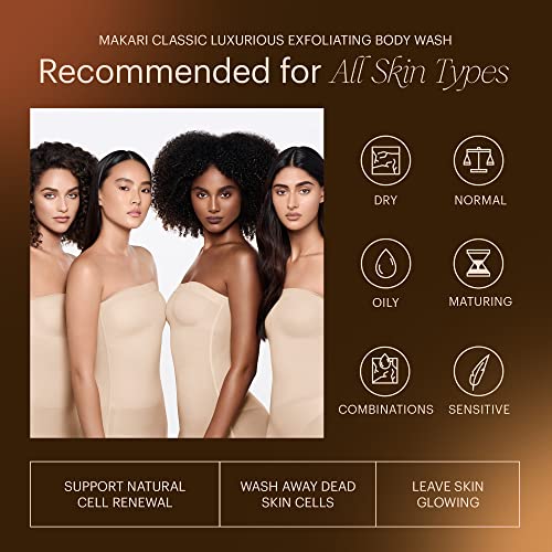 Makari Classic Luxurious Exfoliating Body Wash (500 ml) Brightening