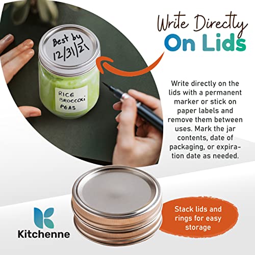 Wide Mouth Canning Lids and Rings 24 Pack Canning Lid and Ring for