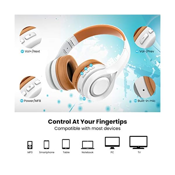 Foldable-Headset-ELEGIANT-Bluetooth-50-Over-Ear-Headphones-with-Microphone-Stereo-Headphones-16-Hours-Play-Hands-Free-HiFi-with-Mic35mm-Audio-AUX-for-Pad-PC-Laptops-Tablets-Smartphones Foldable Headset, ELEGIANT Bluetooth 5.0 Over Ear Headphones with Microphone Stereo Headphones 16 Hours Play Hands-Free…