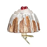 Old World Christmas Desserts Cookies, Pies Glass Blown Ornaments for Christmas Tree Bundt Cake
