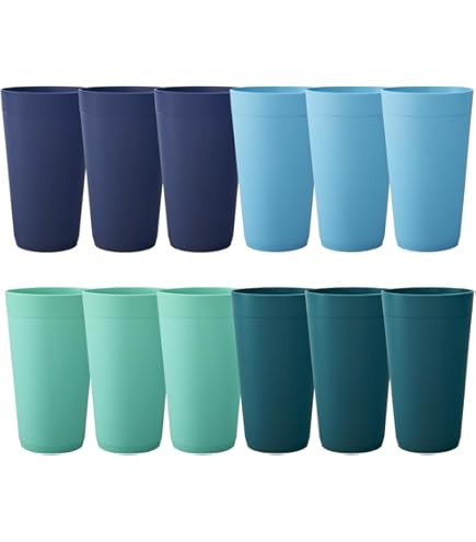 Tupperware Set Di 4 Bicchieri Open House – Rosso, 510 Ml, Impilabili E Lavastoviglie - 5
