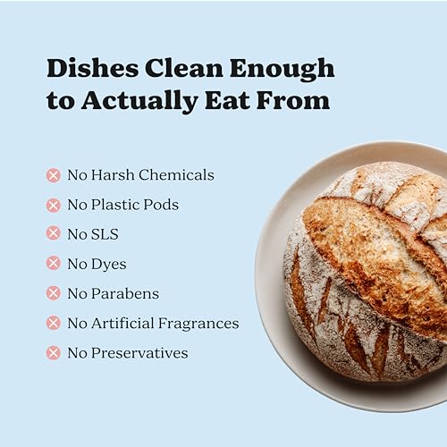 Pronounce Dishwasher Detergent Powder - Cleaner Ingredients, Fragrance Free - Ultra Concentrated, photo 8