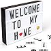 Light Box with 100 Letters, LED Cinematic Light Box A4 Size with USB Cable