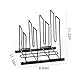 ProAid Desktop Organizer, Steel Wire Office File Holder Rack, Black
