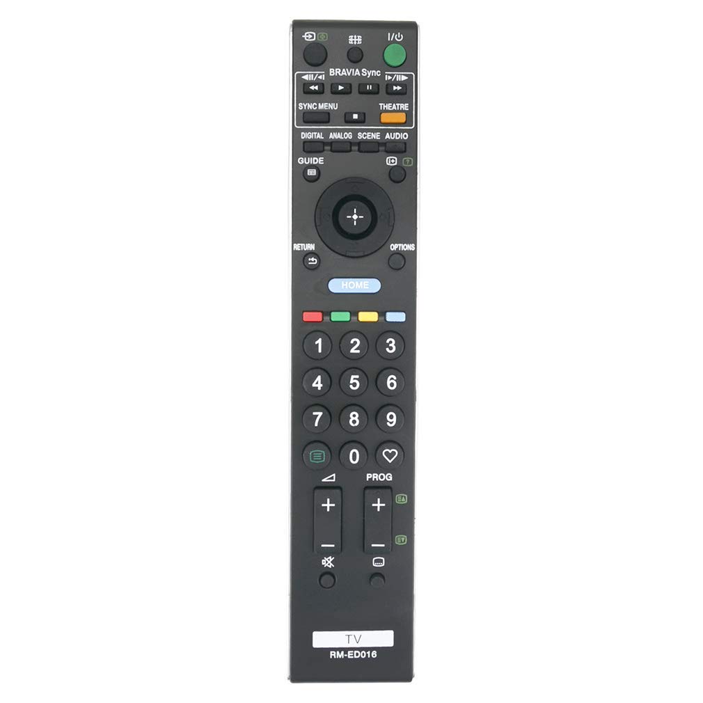 VINABTY RM-ED016 Replacement Remote Control Fit for Sony LED Bravia TV KDL-32W5730 KDL-32W5730E KDL-32W5740 KDL-22E5300 KDL-37W5840 KDL-40V5500 KDL-40V5800 KDL-40W5830 KDL-40W5840 KDL-46W5800