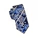 Hi-Tie Mens Silk Tie set Blue Paisley