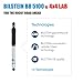 Bilstein B8 5100 Series 4 Shocks Kit for 00-'06 Toyota Tundra 4WD 0-2.5 Front & 0-1 Rear inch lift Ride Monotube replacement Gas Charged Shock absorbers