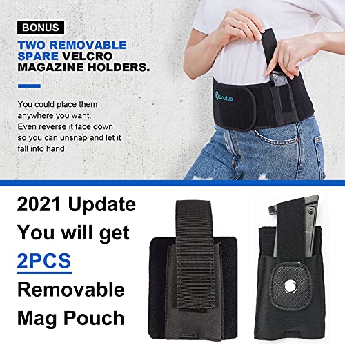 Belly Band Gun Holster for Concealed Carry Breathable Neoprene Pistol