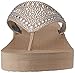 Skechers Cali Women's Vinyassa-Bindu Flip Flop,Taupe,8 M US
