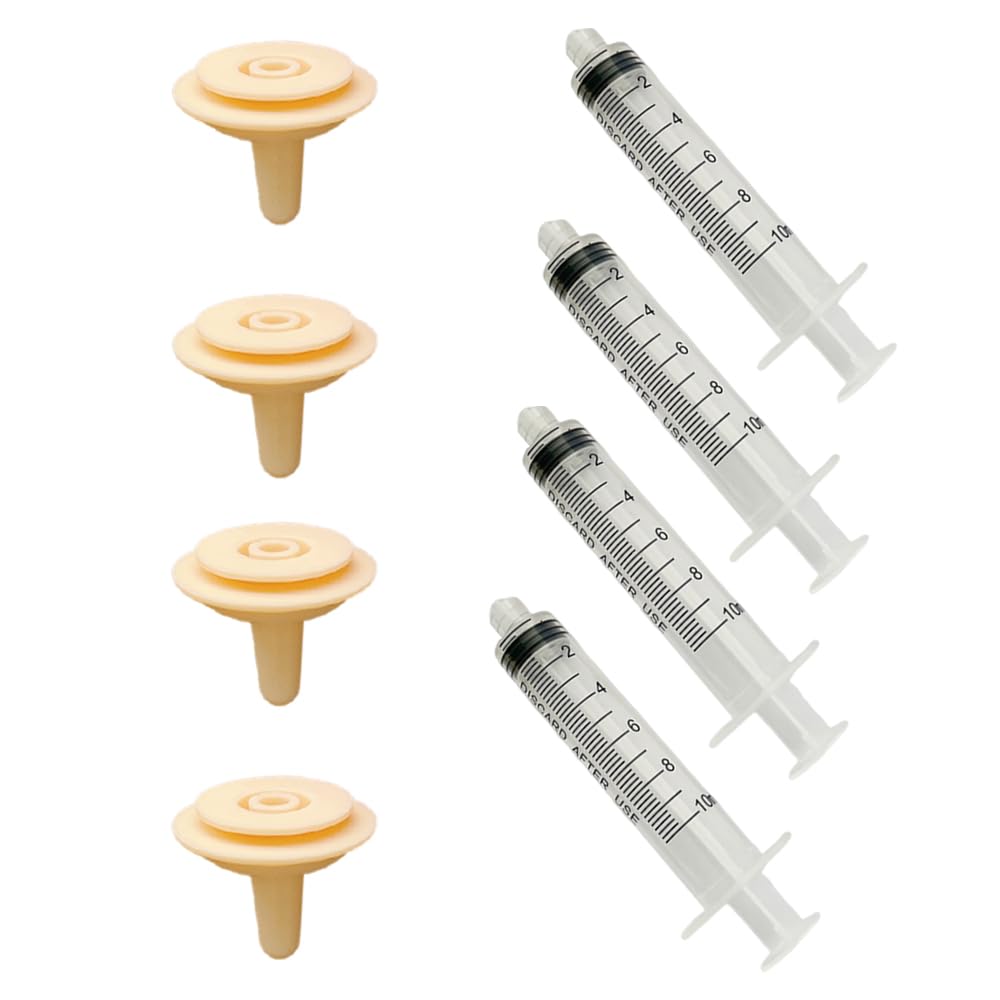 8 Pcs Puppy Milk Feeding Kit with Syringe, Kitten Bottle with Accurate Scale Feeder Accessories for Newborn Pets