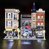 BRIKSMAX Led Lighting Kit for Assembly Square Creator Expert - Compatible with Lego 10255 Building Blocks Model- Not Include The Lego Set