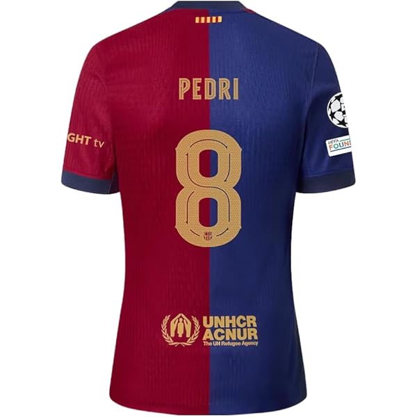 Amazon.com: Pedri #8 Home Soccer Jersey for Men Fan Version