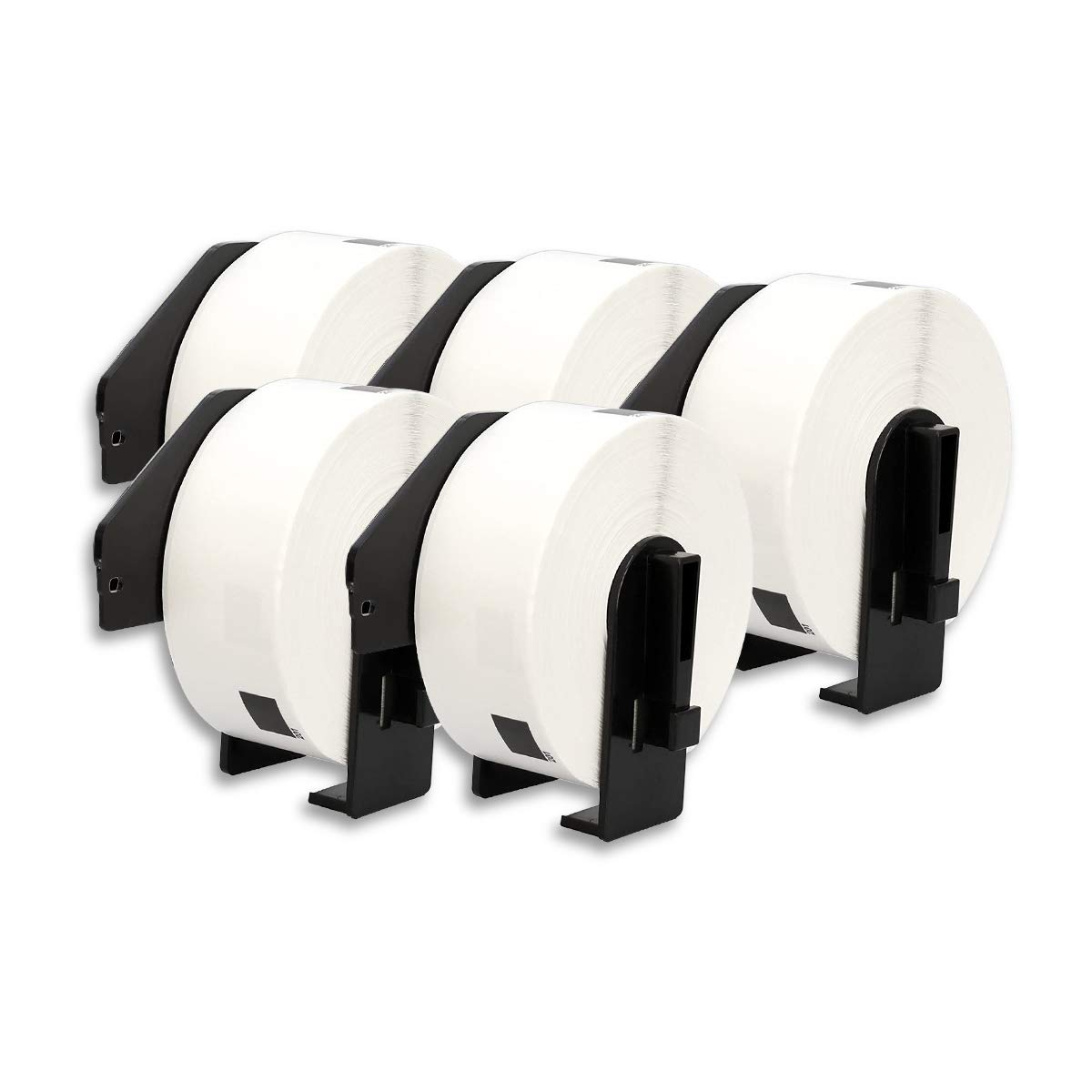5×DOREE Comaptible DK11201 DK-11201 Standard Address Labels (400 Labels), 29x 90mm, for Brother P-Touch QL-1110NWB QL-1100 QL-1060N QL-500 QL-570 QL-580 QL-700 QL-710W QL-800 QL-810W QL-820NWB