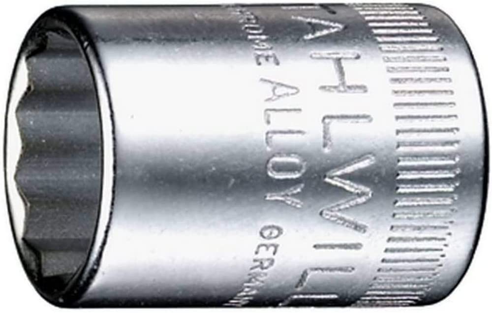 Stahlwille 01530012 40AD High Performance Steel Socket, 1/4 inch Drive, 3/16 inch Size, 23 mm Length, Pack of 10