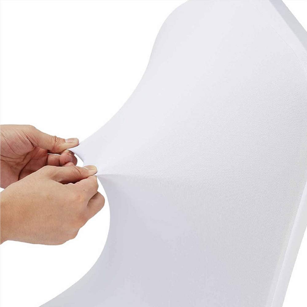 WENSINL Set of 50pcs White Stretch Spandex Chair Covers for Banquet Wedding Party Dining Decoration (50): Kitchen & Dining