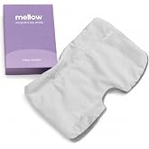 Mellow Weighted Sleep Eye Mask for Sleeping, Naps &amp; Relaxation, Washable | 99% Blackout Cooling &amp; Plush Reversible Eye Mask with 180g Weighted Glass Beads, Machine Washable, hot sleepers