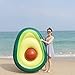 LetsFunny Avocado Pool Float Inflatable Giant Floats with Rapid Valves Pool Party Beach Swimming Raft Floaty Lounger Decorations Toys Games for Adult and Kids