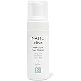 Natio Australia Clear Oil Control Foam Cleanser, 5 oz - Acne Face Wash - Face Cleanser with Tea Tree, Witch Hazel - For Oily, Acne Prone Skin