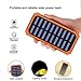 Solar Chargers 30,000mAh,Portable Dual USB Solar Battery Charger Solar Battery Bank for Cell Phone with 6 Led Light for Camping, Hiking, Going to The Beach Or Other Outdoor Activities (Orange)