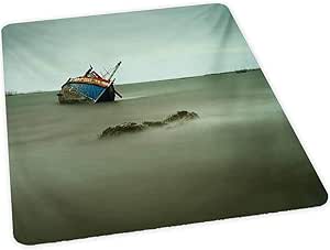 Amazon.com: Shipwreck tapete para silla de escritorio, foto antigua de