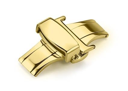iStrap 16mm 18mm 20mm Edelstahl Faltschliesse Dornschließe Schließen Schnalle Klapp-Verschluss für Uhrenarmbänder Uhrband