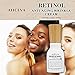 Aliceva Retinol Moisturizer Cream for Face and Eye Area - 2.5% Retinol and Hyaluronic Acid, Organic Jojoba Oil, Green Tea - Best for Anti Wrinkle, Anti Aging, Fine Lines