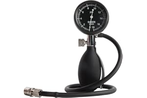 Baker B1800 Squeeze Bulb Pressure Calibrator, 0 to 18 psig