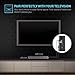 Sound Bar -TV Surround Soundbar Wired and Wireless Bluetooth Sound Bar Speaker for TV/PC/Tablet/Smartphone(Included Audio Cable, Dual Connection Methods, Remote Control）