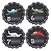 Pinkie Penguin Baby Monthly Stickers - Airplanes Chalkboard - Milestone Onesie Stickers - 1-12 Months - Baby Shower Gift