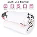 CAVN Baby Monthly Milestone Blanket Shower Gifts Set for Girl Boy, Thick/Soft/Cozy Flannel 0-12 Months Photography Backdrop Photo Props for Newborn Infant and New Expectant Moms (Colorful)