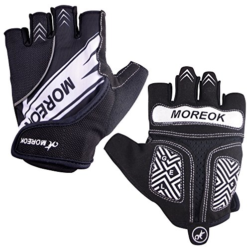 Matt saga reflective cycling gloves half finger bike bicycle glov…