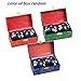 Chinese Baoding Balls – 2-Piece Set of Metal Stress Balls for Hand Health, Chinese Fidget Toys with Assorted Color Storage Box for Stress-Relief, Exercise, Massage, Meditation, Panda Design, Blue