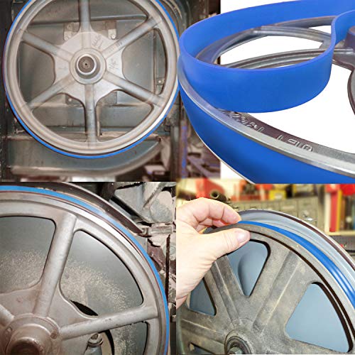 2 Pack Urethane Band Saw Tires, Be Applicable 7/8" Inch Wide by 12" Inch Diameter Band Saw Wheel Low Noise and Durability - Thumbnail 6