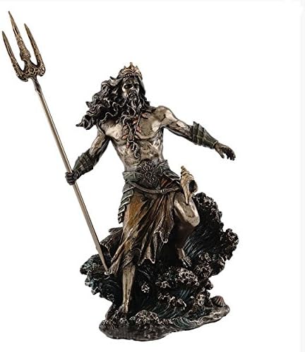 Neptune God of the Sea Statue Roman Greek Poseidon Home Decor Rome Figure