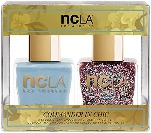 NCLA Los Angeles Nail Polish Duo - Commander In Chic 2 x 15ml