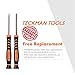 Teckman Ring Doorbell Screwdriver, Screwdriver for Ring Doorbell Replacment, Battery Change Charge & Fit for Ring Doorbell 1,2 and Pro Version