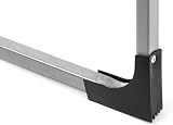 Vivo Technologies 3 Step Ladder Steel Portable Folding 150kg Capacity Grey view 8