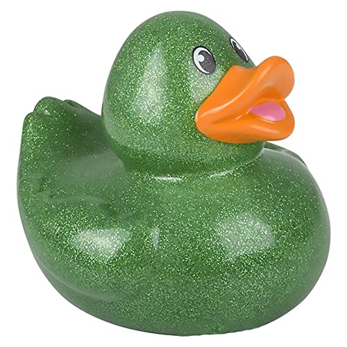 Glitter Rubber Duck Toy with Sound Assortment Duckies for Kids, Bath