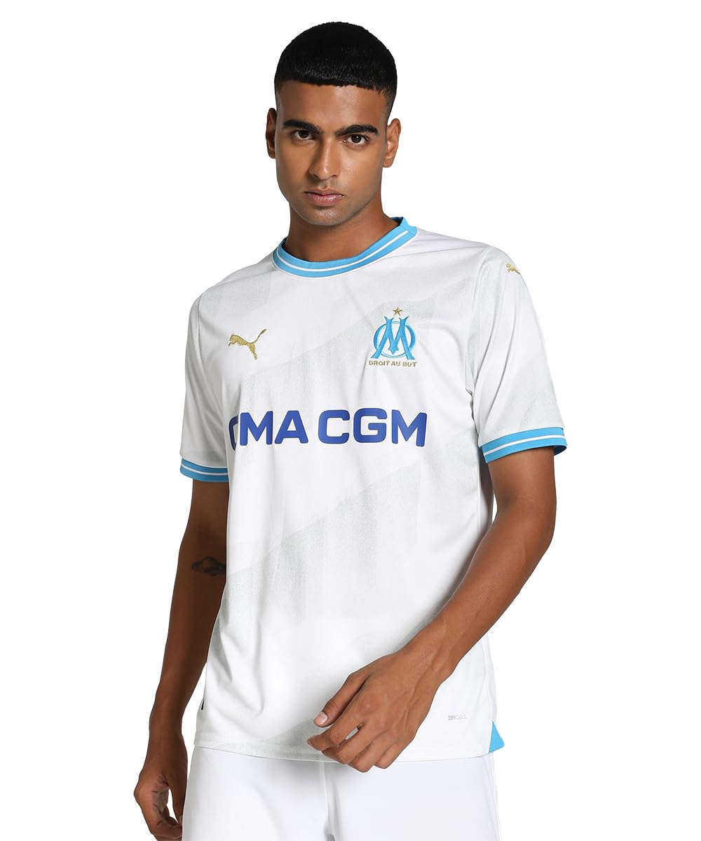 Olympique de Marseille Season 2023/2024 Official Home Unisex Puma T-Shirt XXL