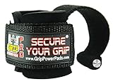 Heavy Duty PRO Lifting Dowel Straps Neoprene Padded Wrist Wraps Power Weight Lifting Training Gym Grips Straps Wrist Support Bandage Set of 2 Alternative to Hooks