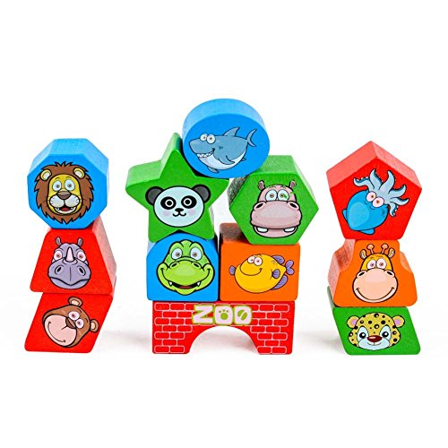 GEDIAO Wooden Learning Hammering & Pounding Toy with Four Balls Educational Toys Set, Developmental Activity Cube Animal Shape Sorter Blocks for Kids Toddlers - Thumbnail 6