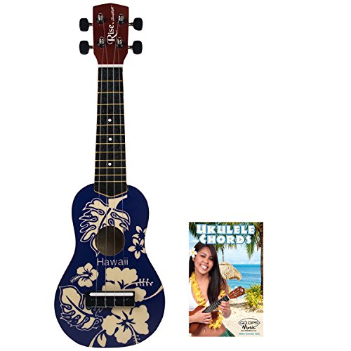 Rise by Sawtooth Beginner's Ukulele, Blue Hawaii