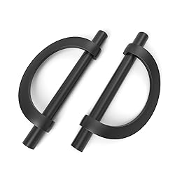 homdiy 12 Pack Black Cabinet Pulls 3.75" Kitchen